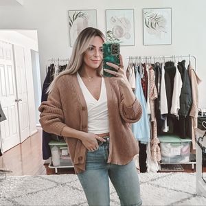 Jenni Kayne | Sweaters | Jenni Kayne Cropped Cotton Cocoon Cardigan |  Poshmark